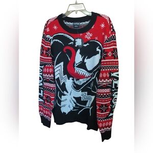 Marvel Venom Christmas Sweater Size 2XL New With Tags.